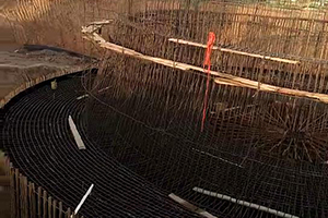 辽宁砼烟囱新建施工现场