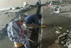 辽宁铁路框架桥伸缩缝堵漏
